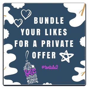 Bundle your likes for a special private offer :)